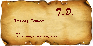 Tatay Damos névjegykártya